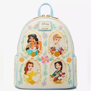Loungefly Disney Princess Frame Glitter Backpack